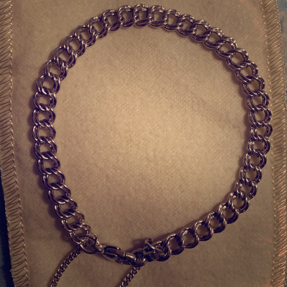 Light Double Curb Charm Bracelet- James Avery